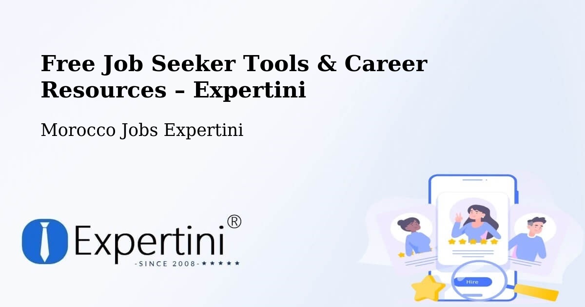 Free Job Seeker Tools & Career Resources – Sale - Sale, Morocco Jobs Expertini